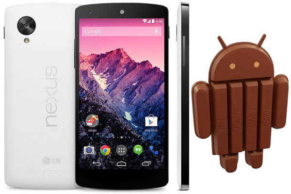 goolge nexus 5 with andorid kitkat