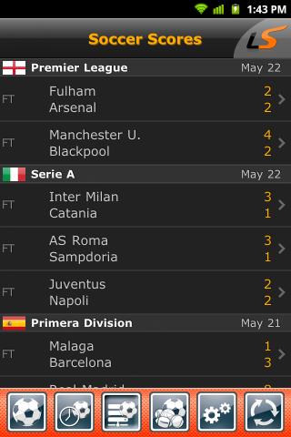 livescore android app 1